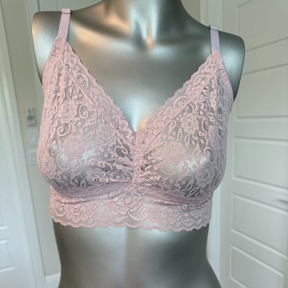 Cosabella Amore Adore Lace Bralette Lilac Size Large L - Picture 1 of 5